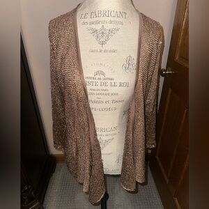 Sequin glitter cardigan